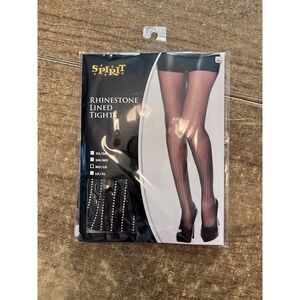 Spirit Halloween Rhinestone Lined Tights Size MD/LG Sealed Halloween Costumes